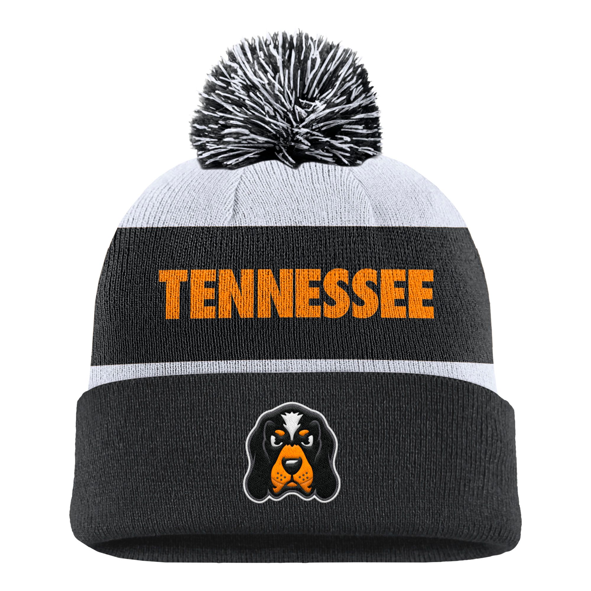 Nike Youth Tennessee Volunteers Black Smokey Sideline Knit Beanie