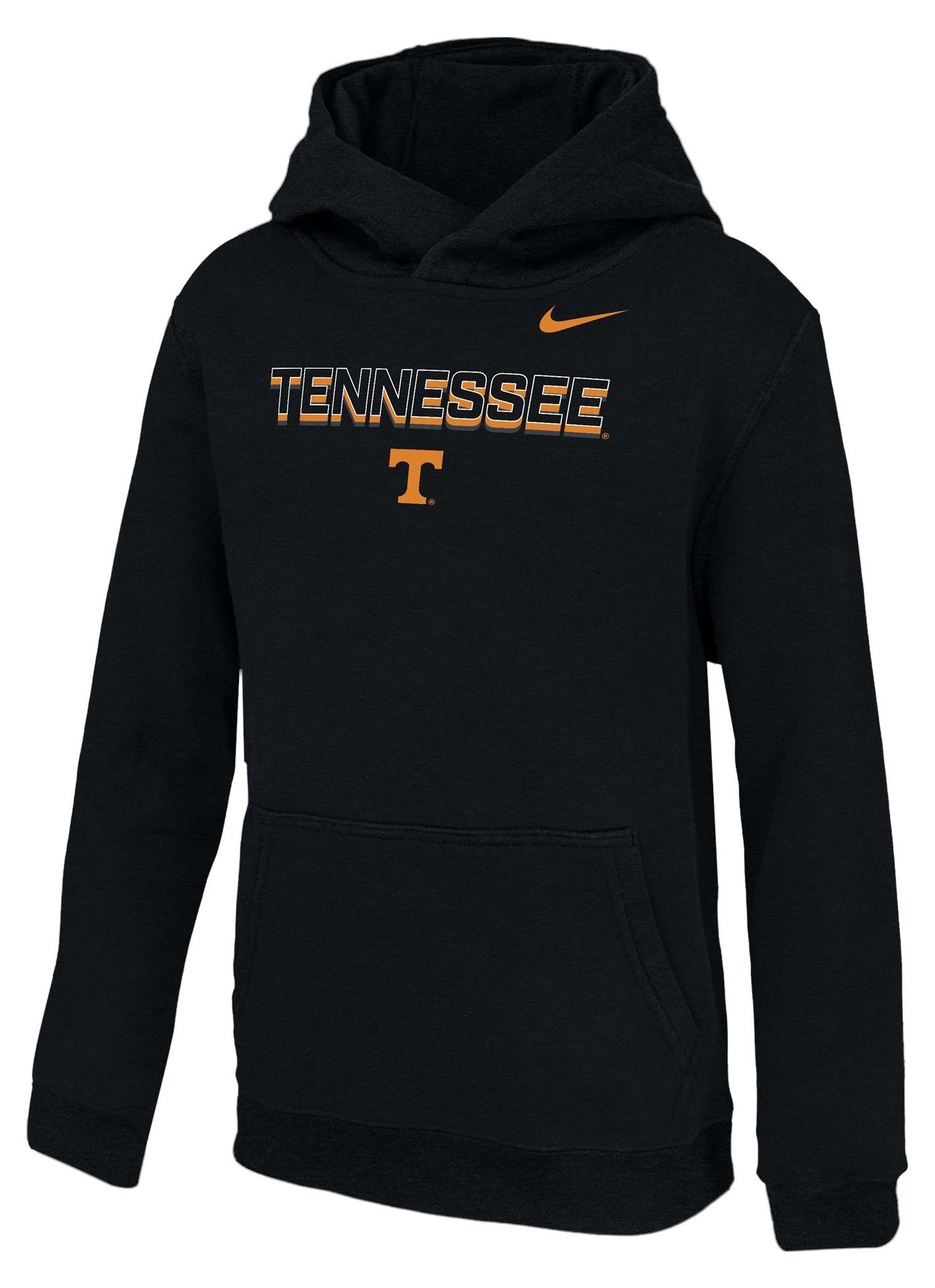 Nike Youth Tennessee Volunteers Black Team Shadow Club Pullover Hoodie