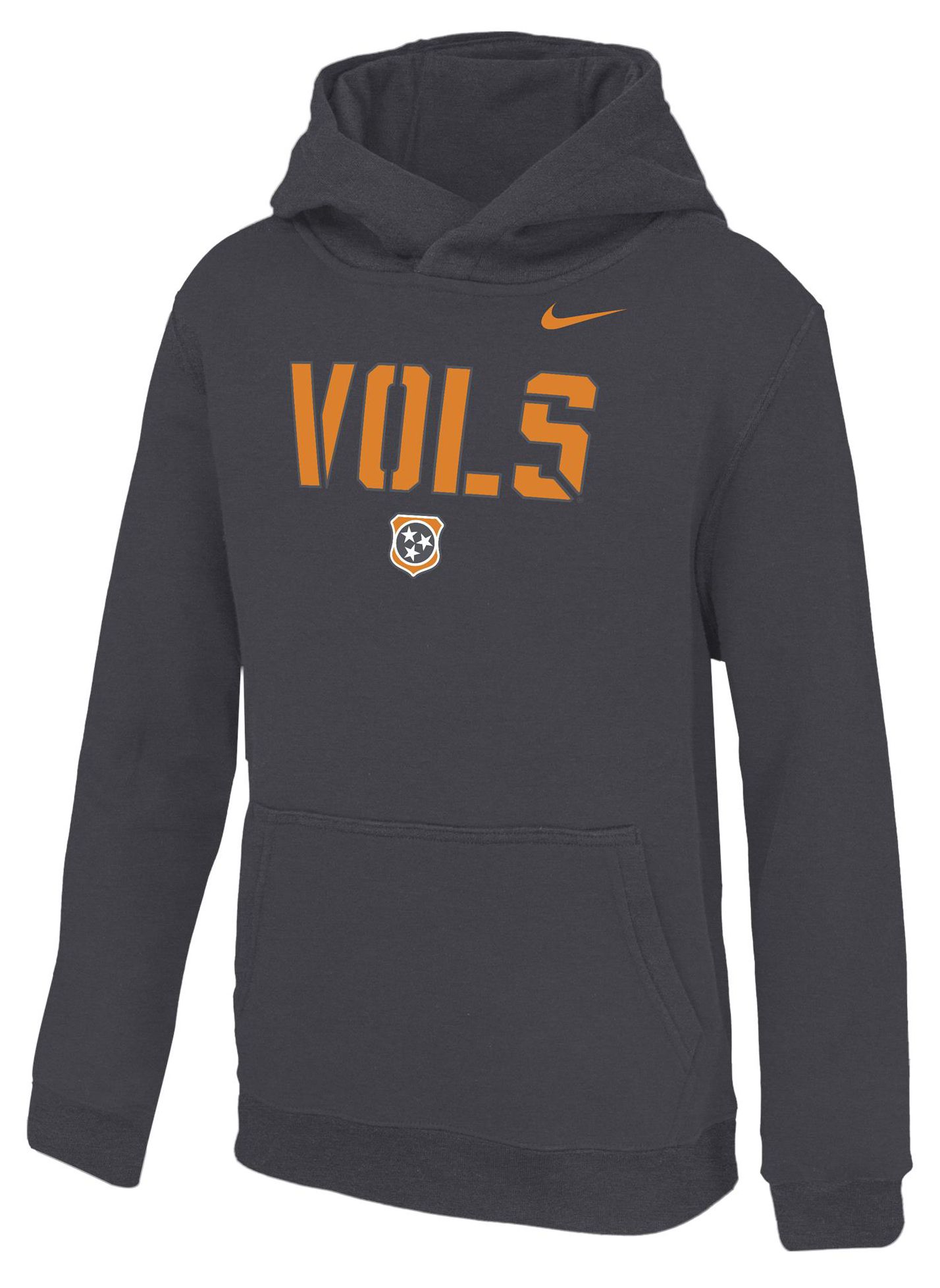 Nike Youth Tennessee Volunteers Grey Smokey Vols Pullover Hoodie