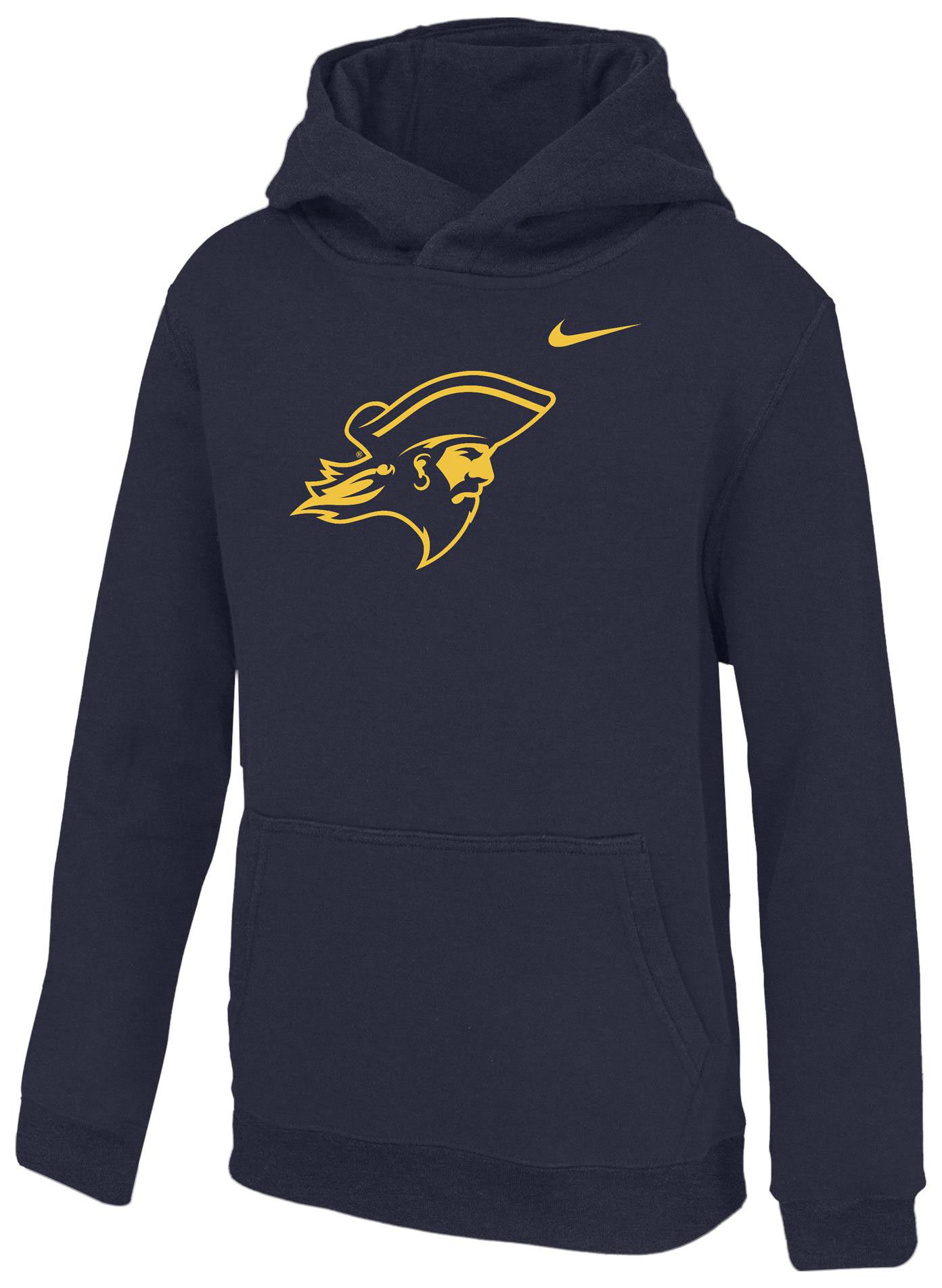 Nike Youth East Tennessee State Buccaneers Navy Club Fleece Pullover Hoodie