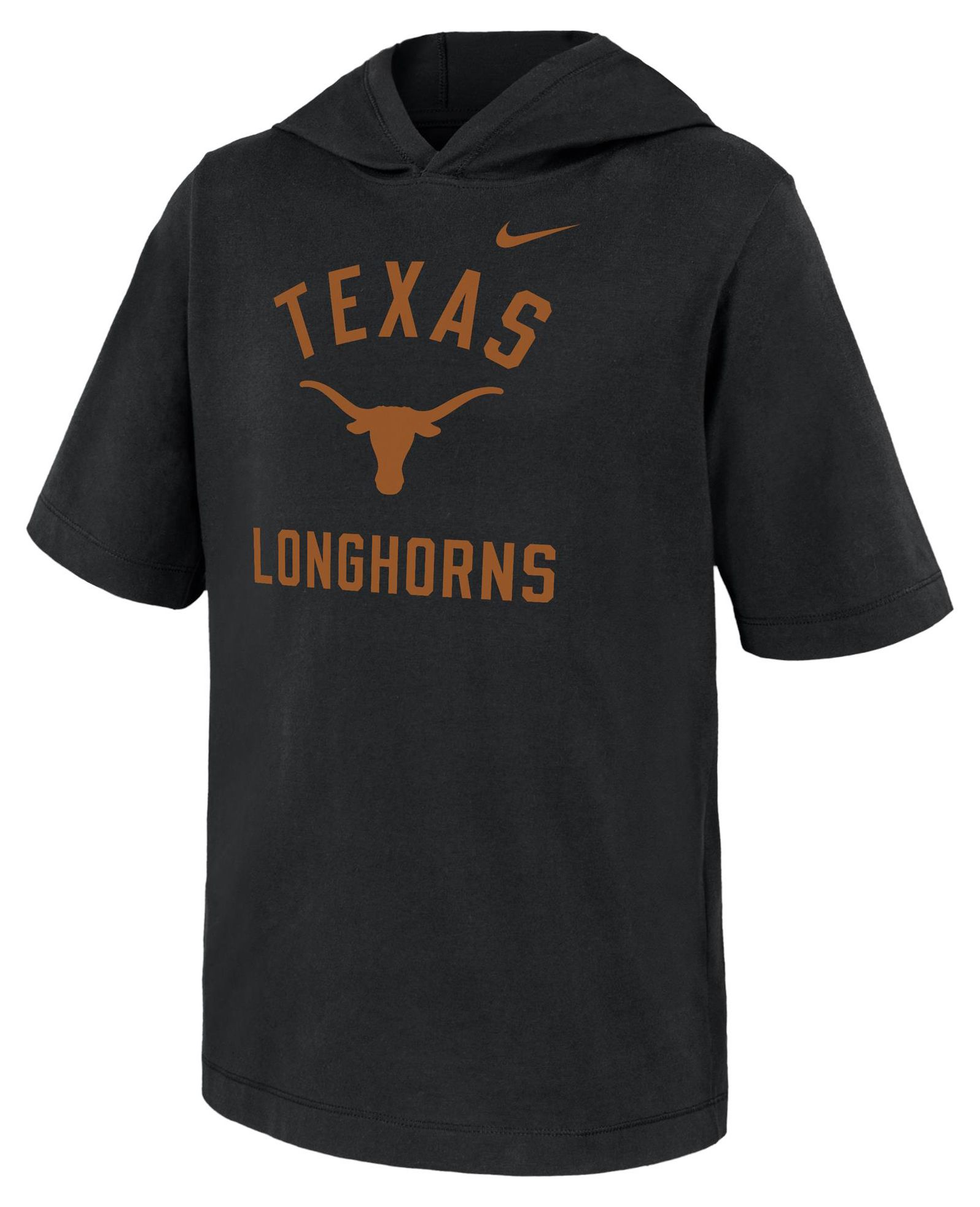 Nike Youth Texas Longhorns Black Core Cotton Hooded T-Shirt