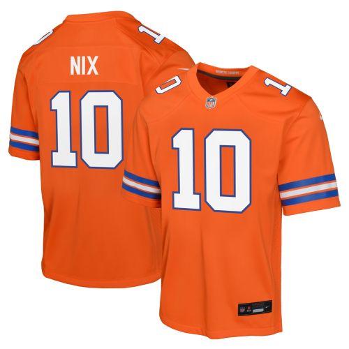 Drew Lock #3 Denver Broncos Youth Home Jersey - Orange, Screen Printed, Sizes 4-20 9 thumbnail image