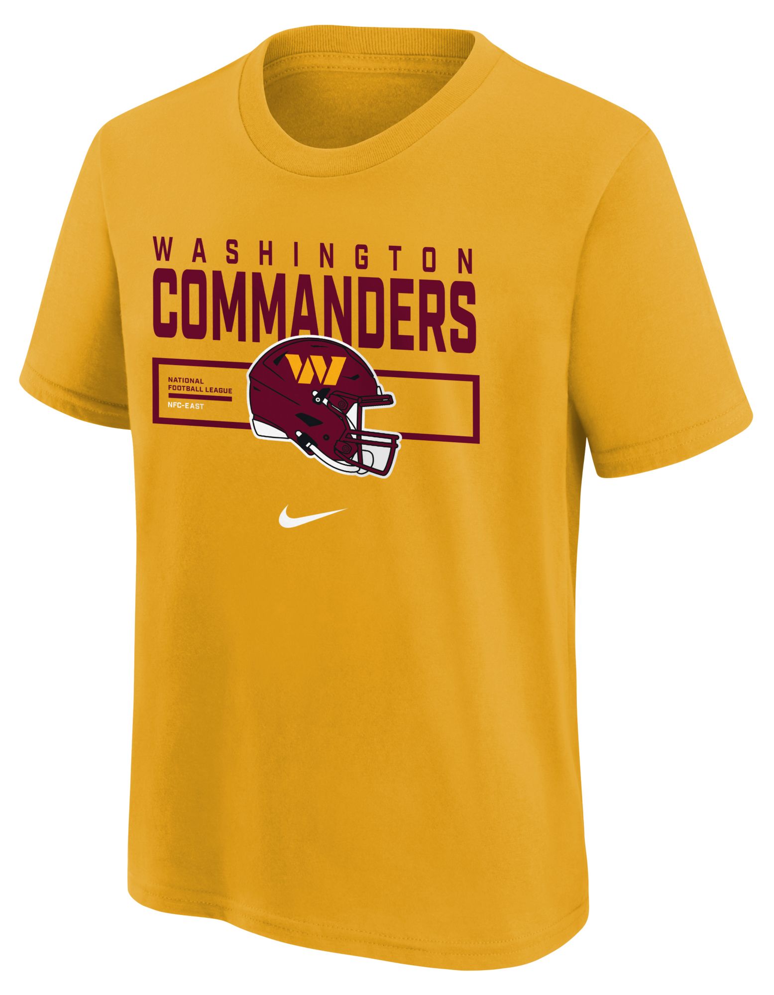 Nike Youth Washington Commanders University Gold Helmet Essential T-Shirt