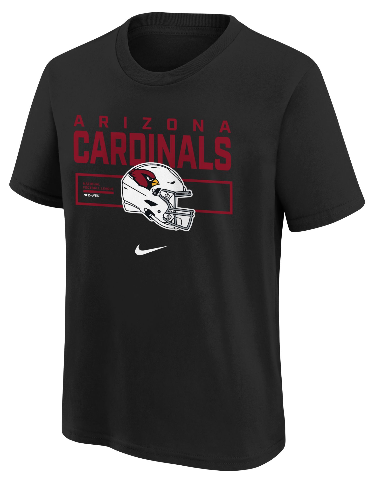 Nike Youth Arizona Cardinals Black Helmet Essential T-Shirt