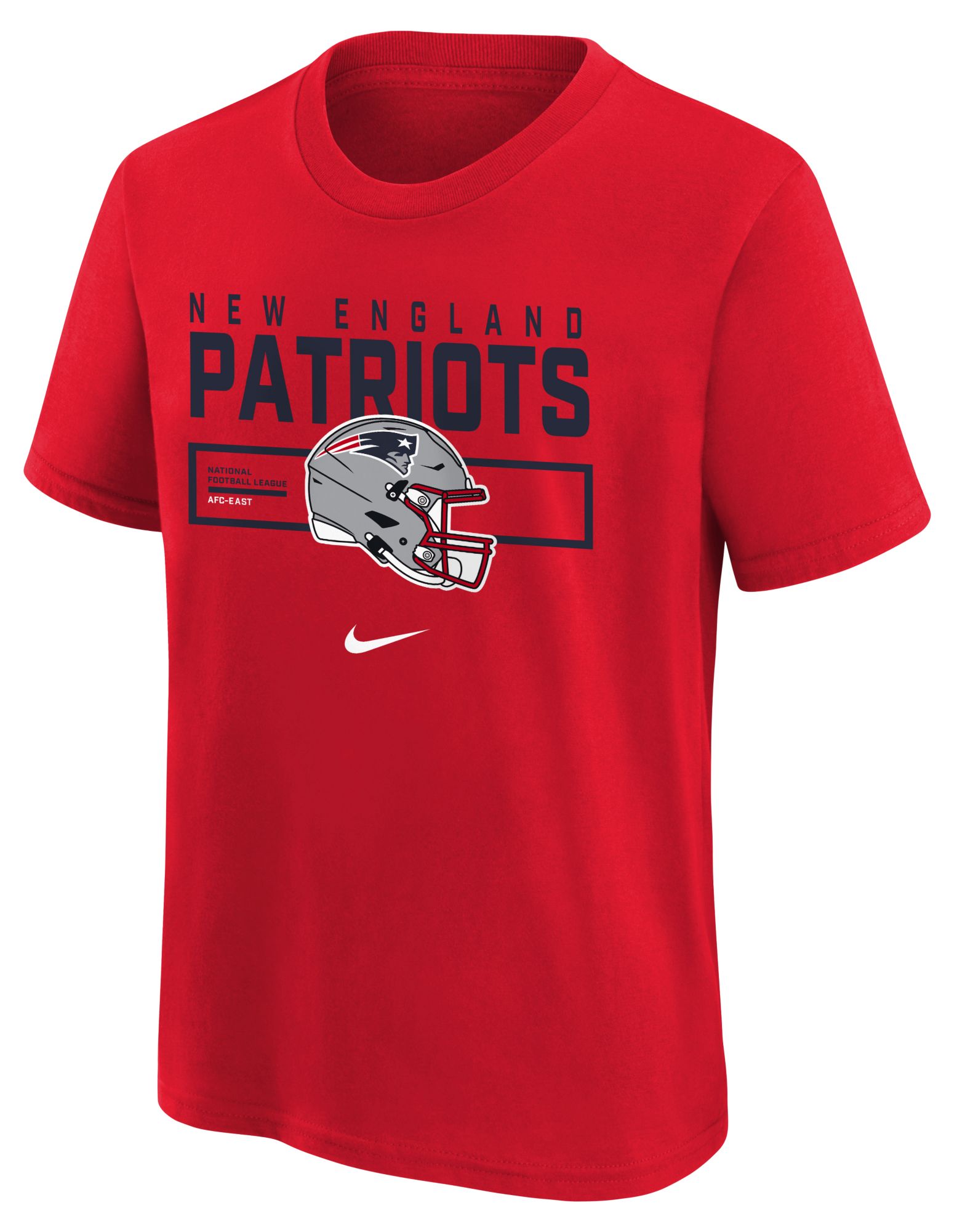 Nike Youth New England Patriots University Red Helmet Essential T-Shirt