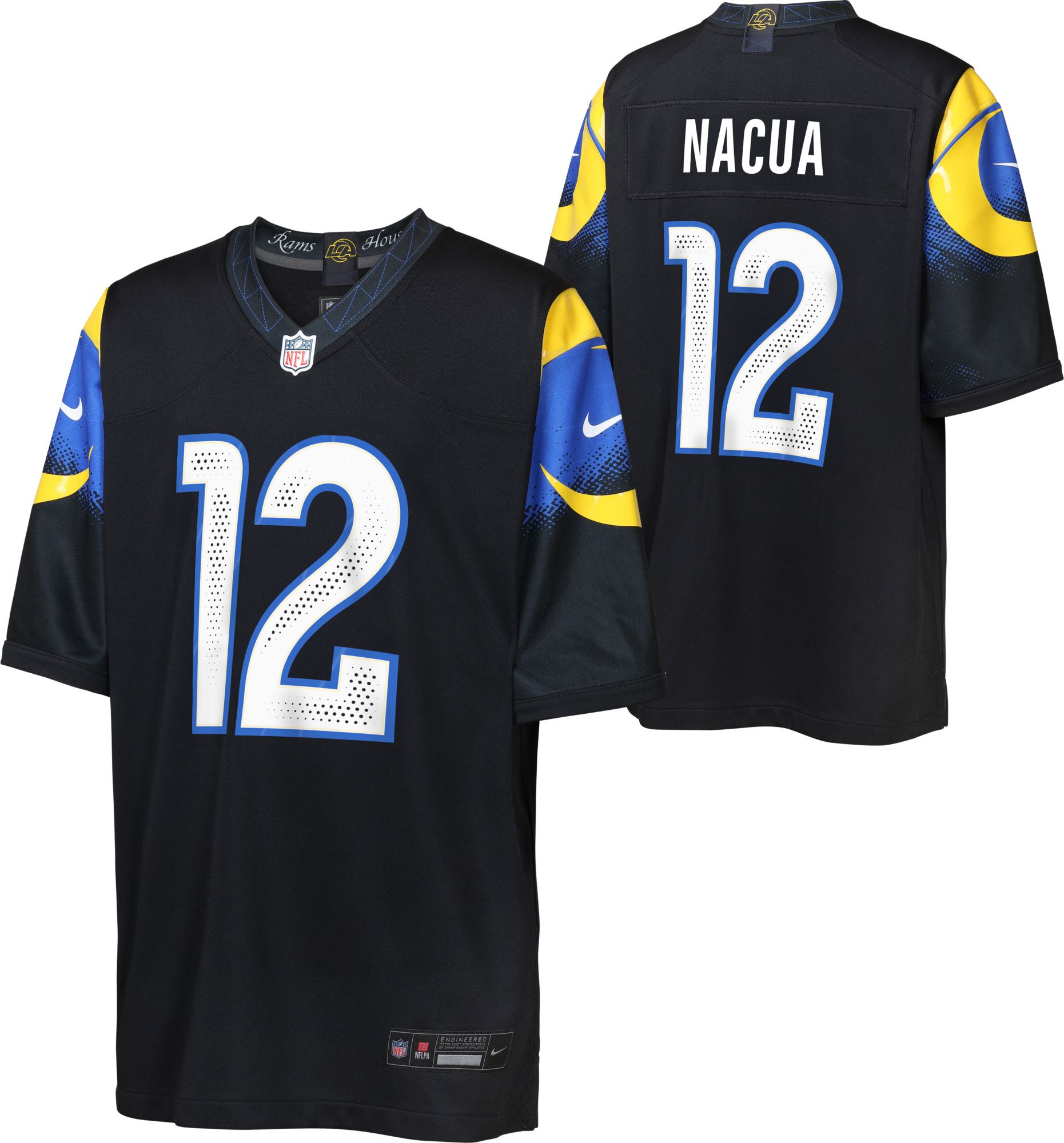 Nike Youth Los Angeles Rams Puka Nacua #12 NFL Rivalries Game Jersey