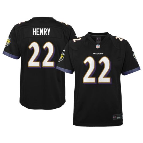 Nike Youth Baltimore Ravens Derrick Henry #22 Purple Game Jersey