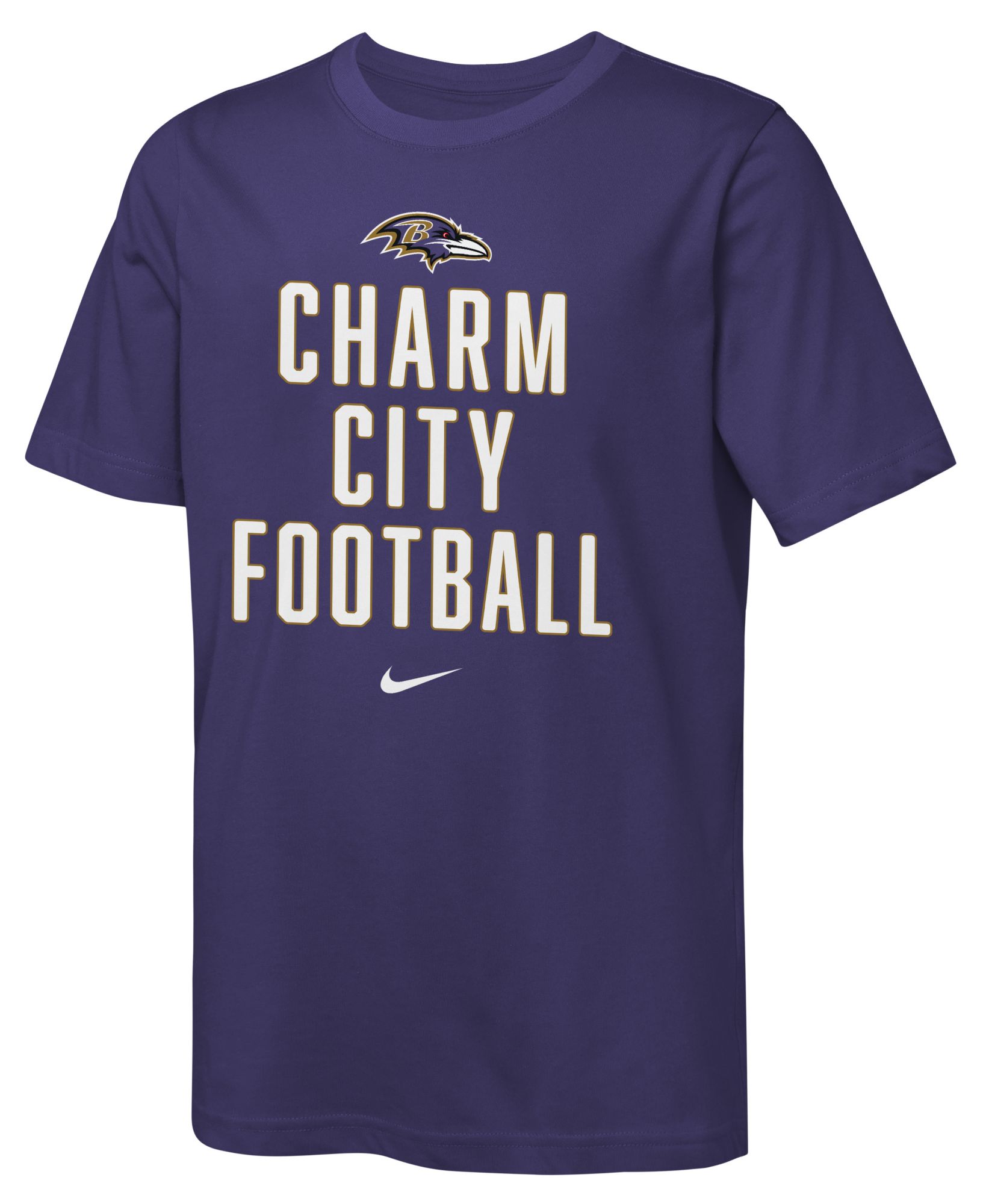 Nike Youth Baltimore Ravens New Orchid Rewind Slub T-Shirt