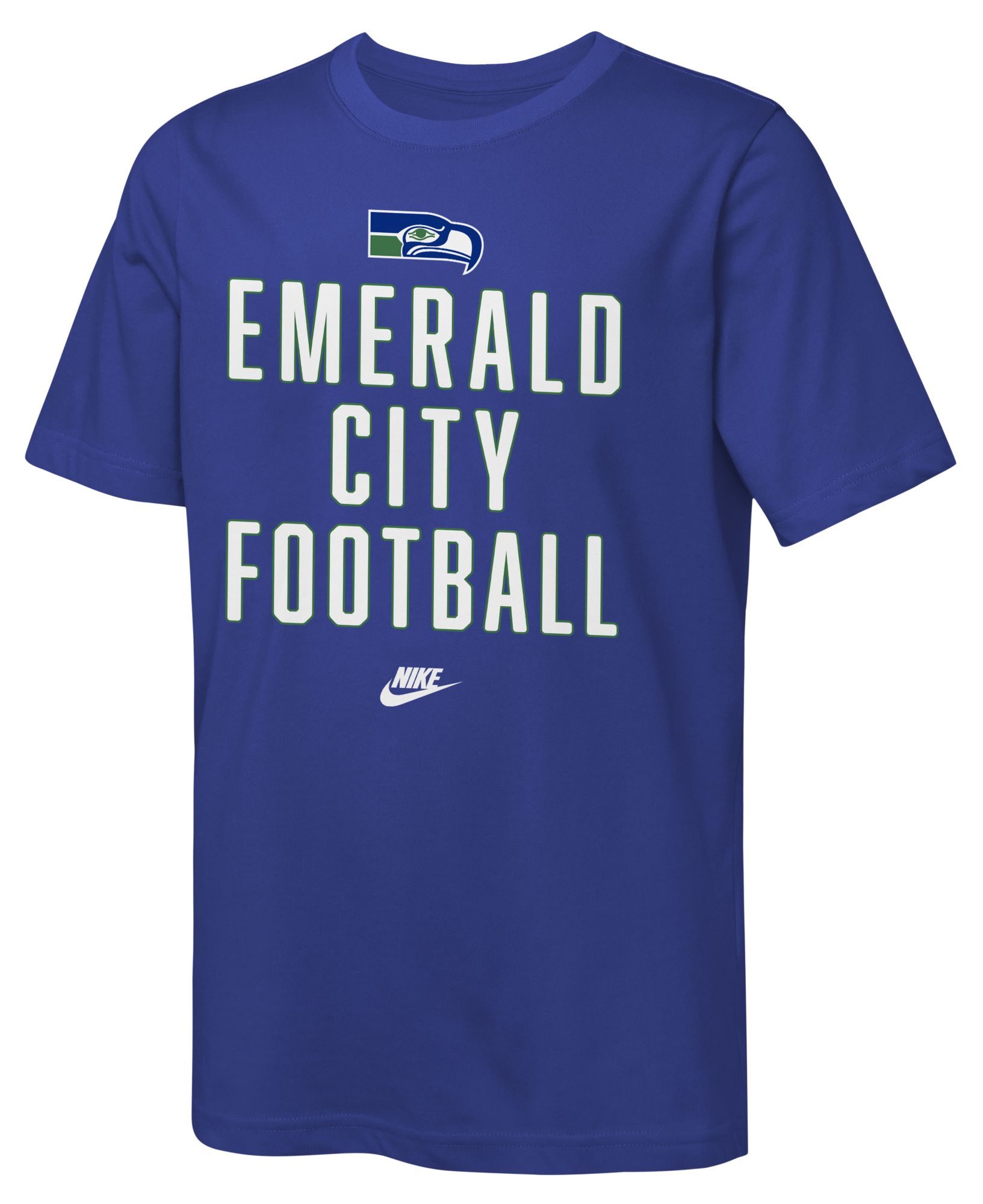 Nike Youth Seattle Seahawks Old Royal Rewind Slub T-Shirt