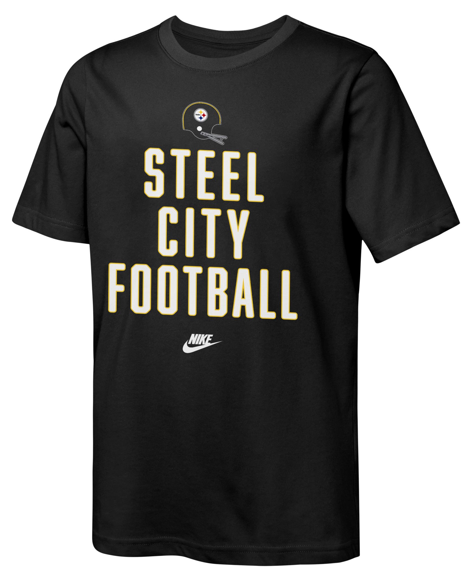 Nike Youth Pittsburgh Steelers Black Rewind Slub T-Shirt