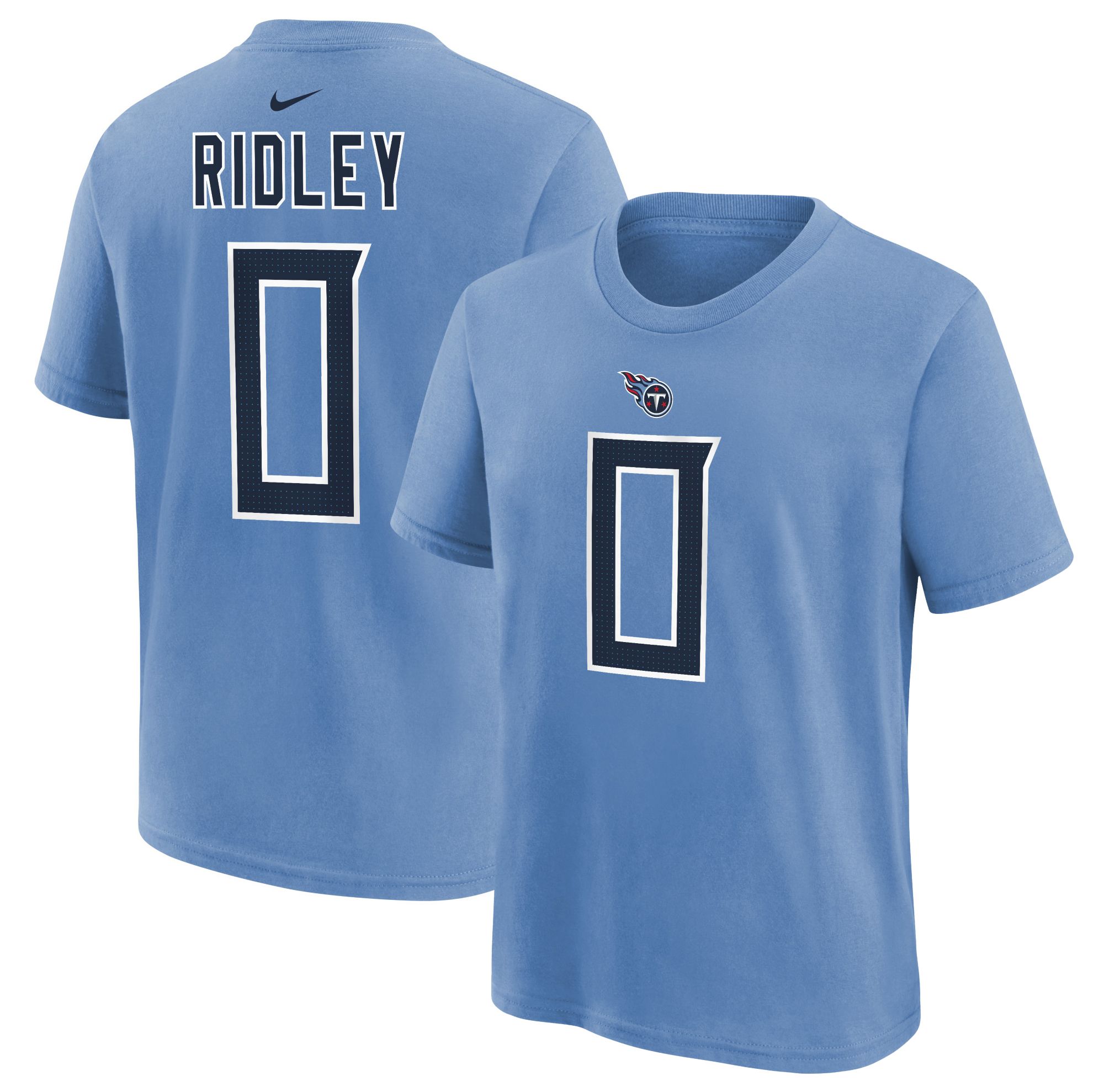 Nike Youth Tennessee Titans Calvin Ridley #0 Coast T-Shirt