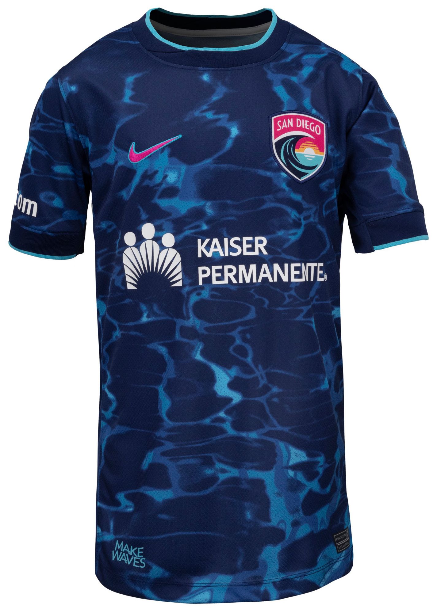 Nike Youth San Diego Wave 2025-26 Blue Away Replica Jersey
