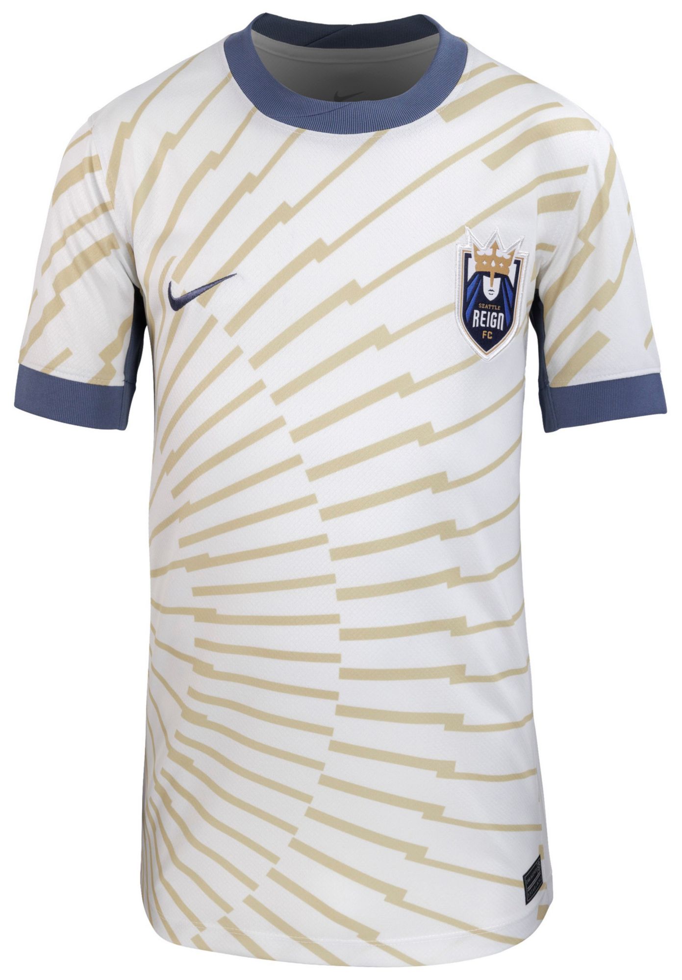 Nike Youth Seattle Reign FC 2025-26 White Away Replica Jersey