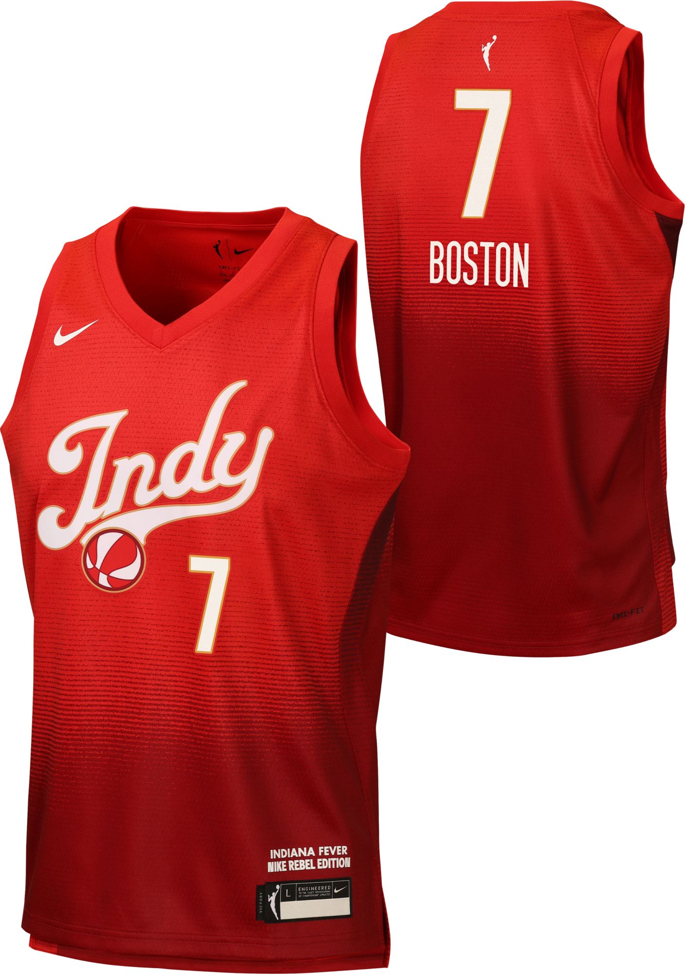 Nike Youth Indiana Fever Aliyah Boston Rebel Jersey