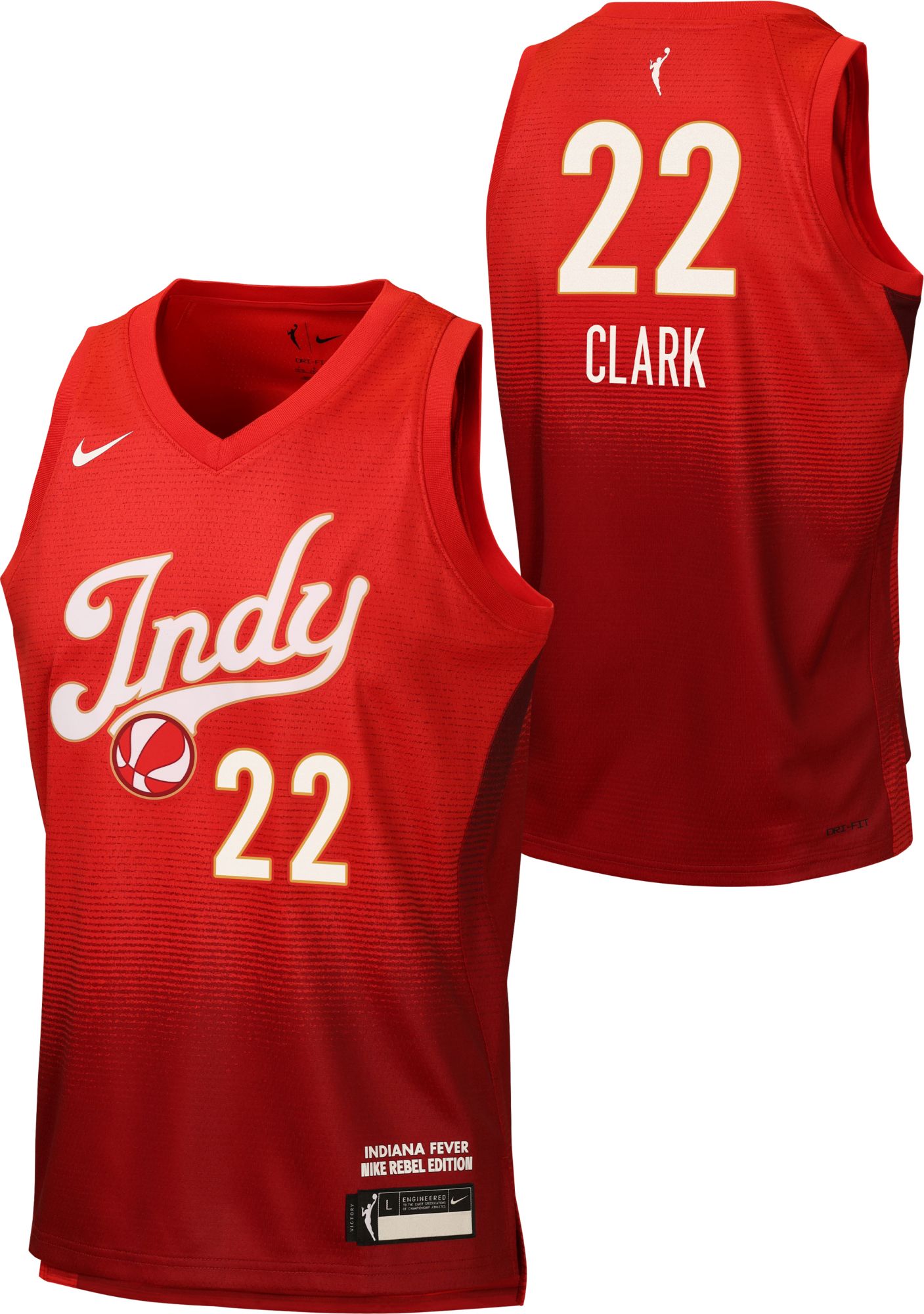 Nike Youth Indiana Fever Caitlin Clark Rebel Jersey