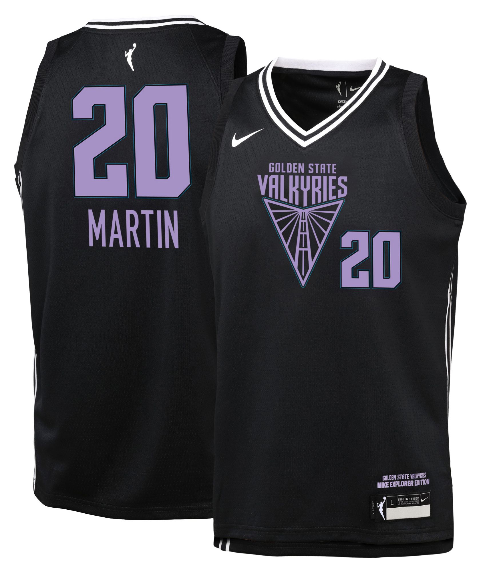 Nike Youth Golden State Valkyries Kate Martin Rebel Jersey