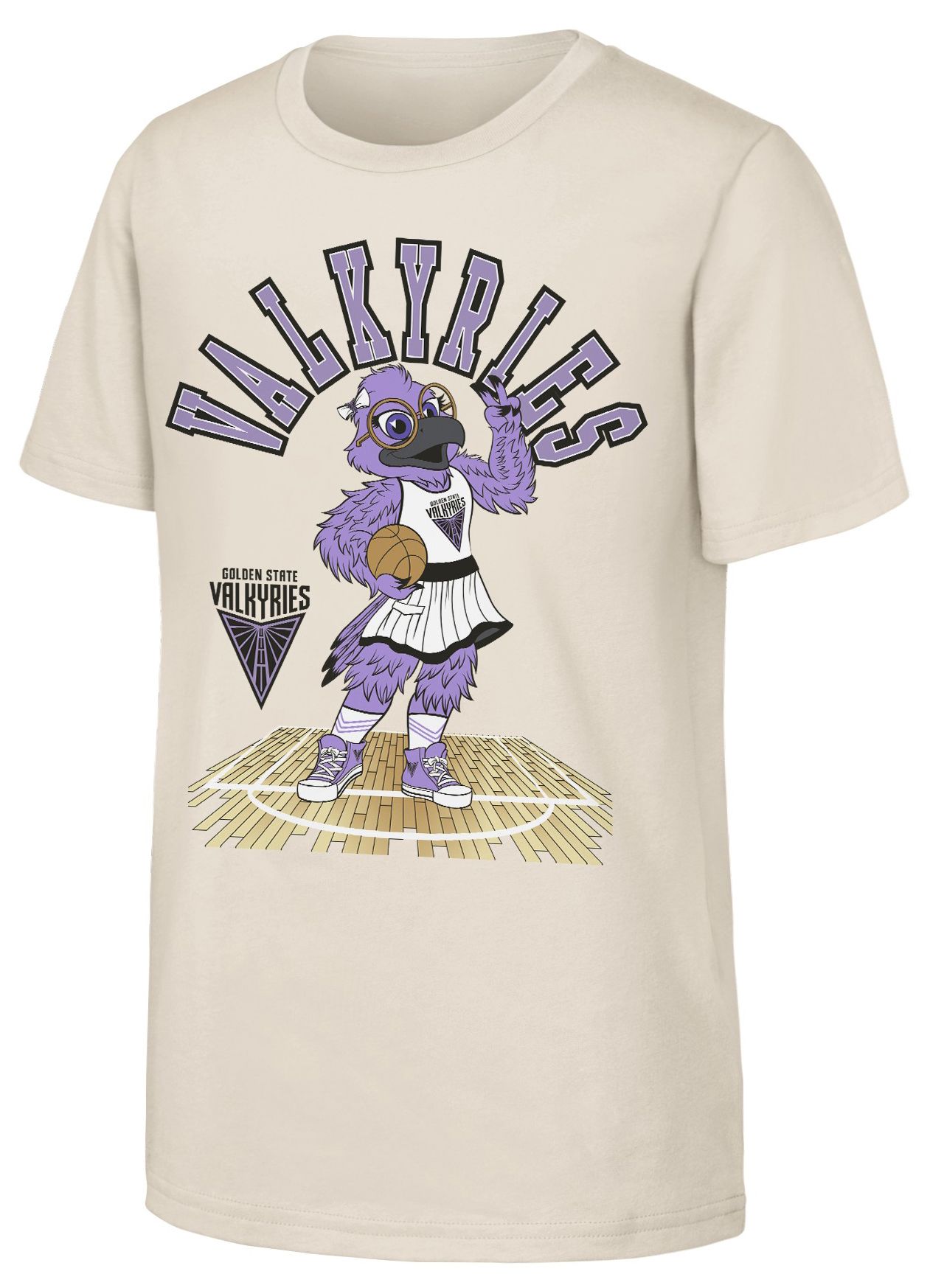 Nike Youth Golden State Valkyries Off-White Mascot Court T-Shirt