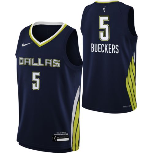 ウェア NIKE WNBA DALLAS WINGS #5 P. BUECKERS XL Dallas Wings #5 Paige Bueckers Stitched Navy Size XL