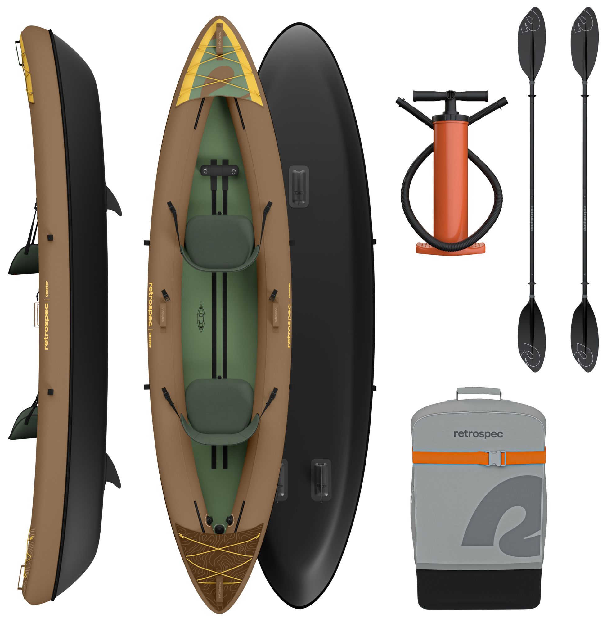 Retrospec Coaster  Inflatable Kayak 2 Person