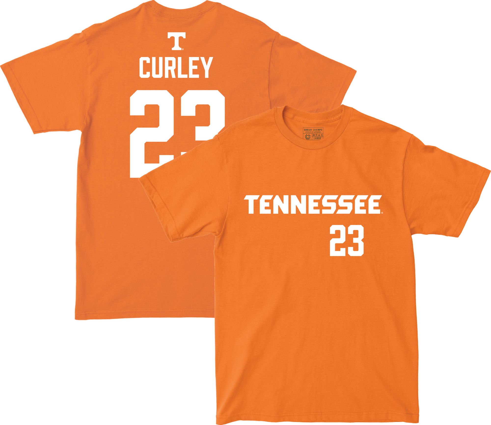 Campus Ink Men's Tennessee Volunteers Dean Curley #23 Orange T-Shirt