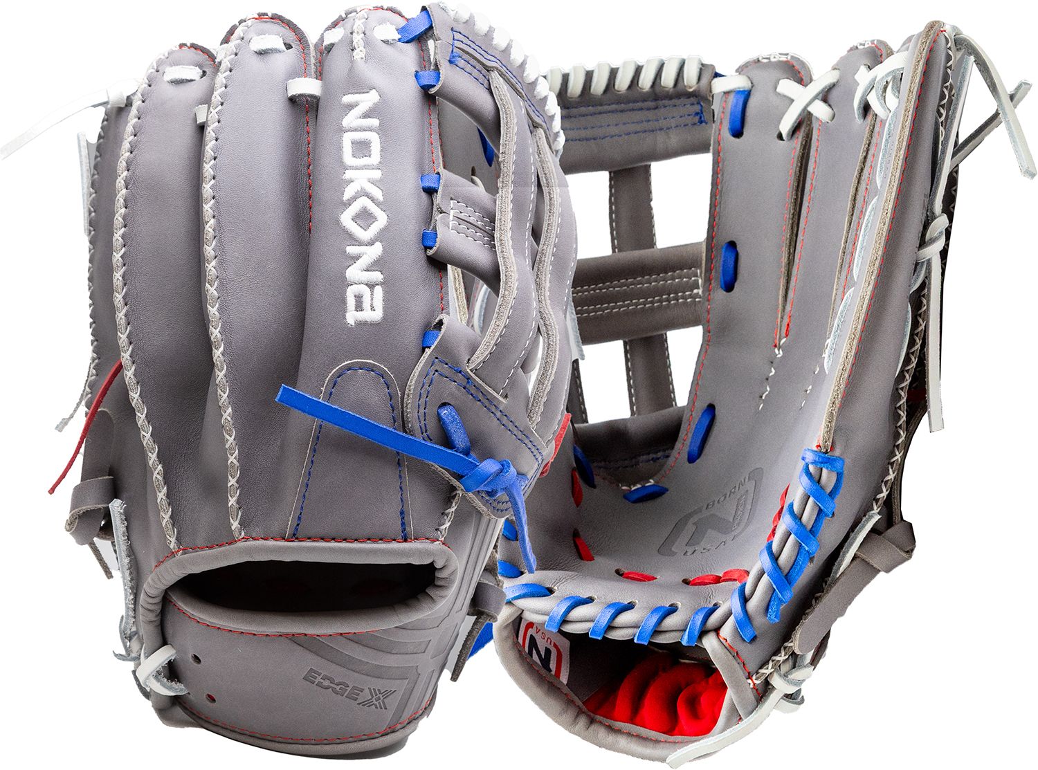 Grey/Red/Blue