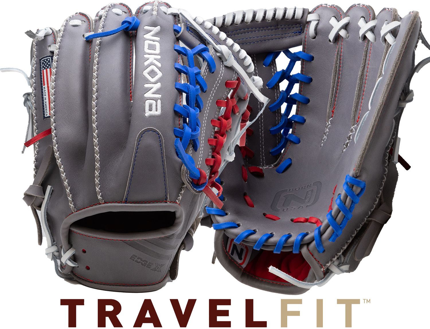 Grey/Red/White/Blue