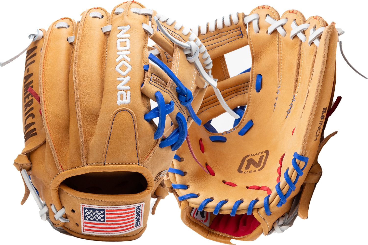 Tan/Red/White/Blue