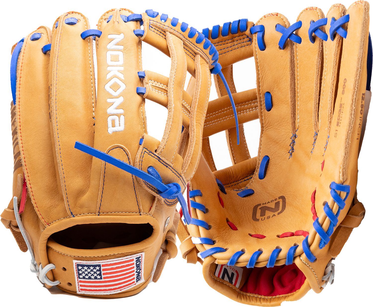 Tan/Red/White/Blue