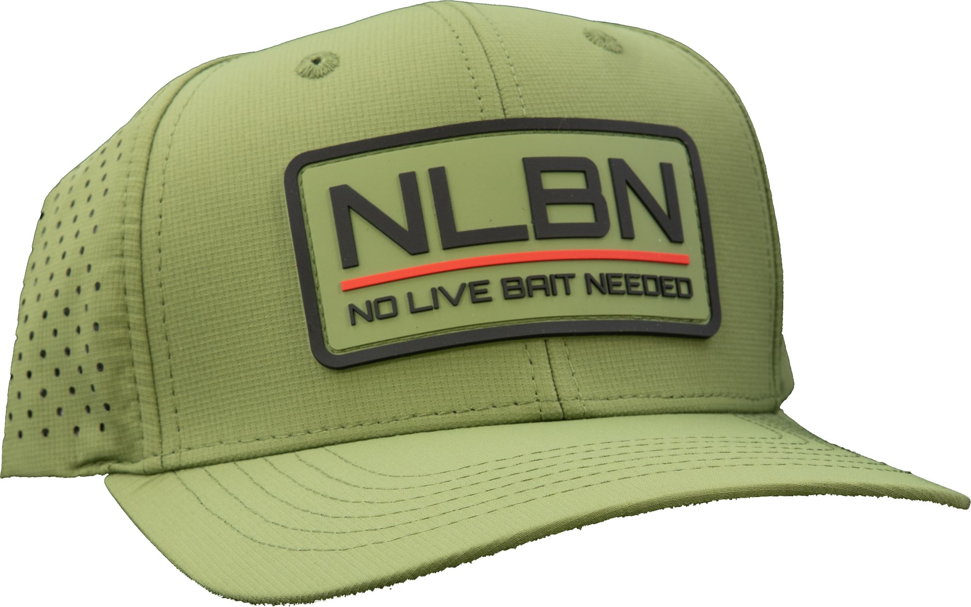 No Live Bait Needed 6 Panel Performance Hat