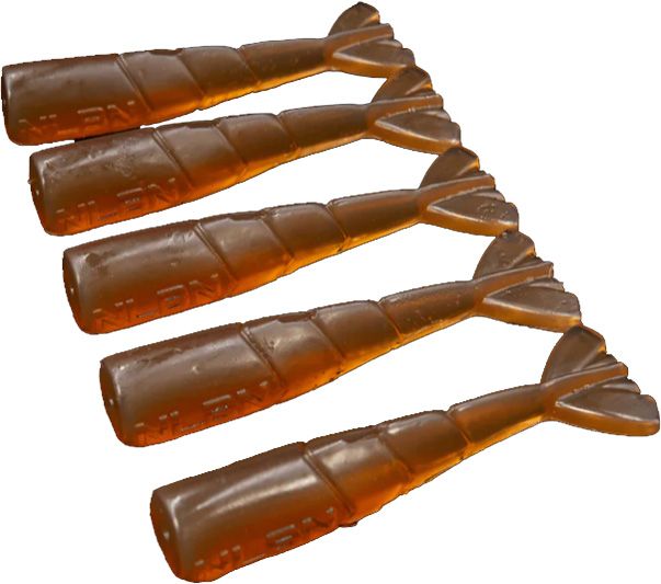 No Live Bait Needed 4" Shrimp Tail Bait