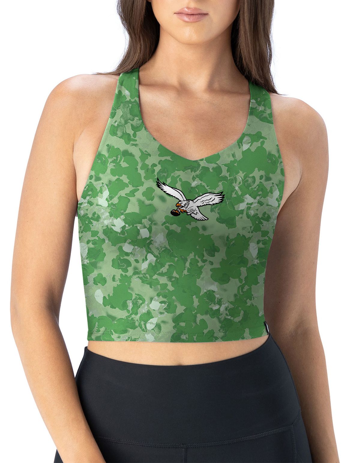 Certo Women's Philadelphia Eagles Green Ottoman Tank Top