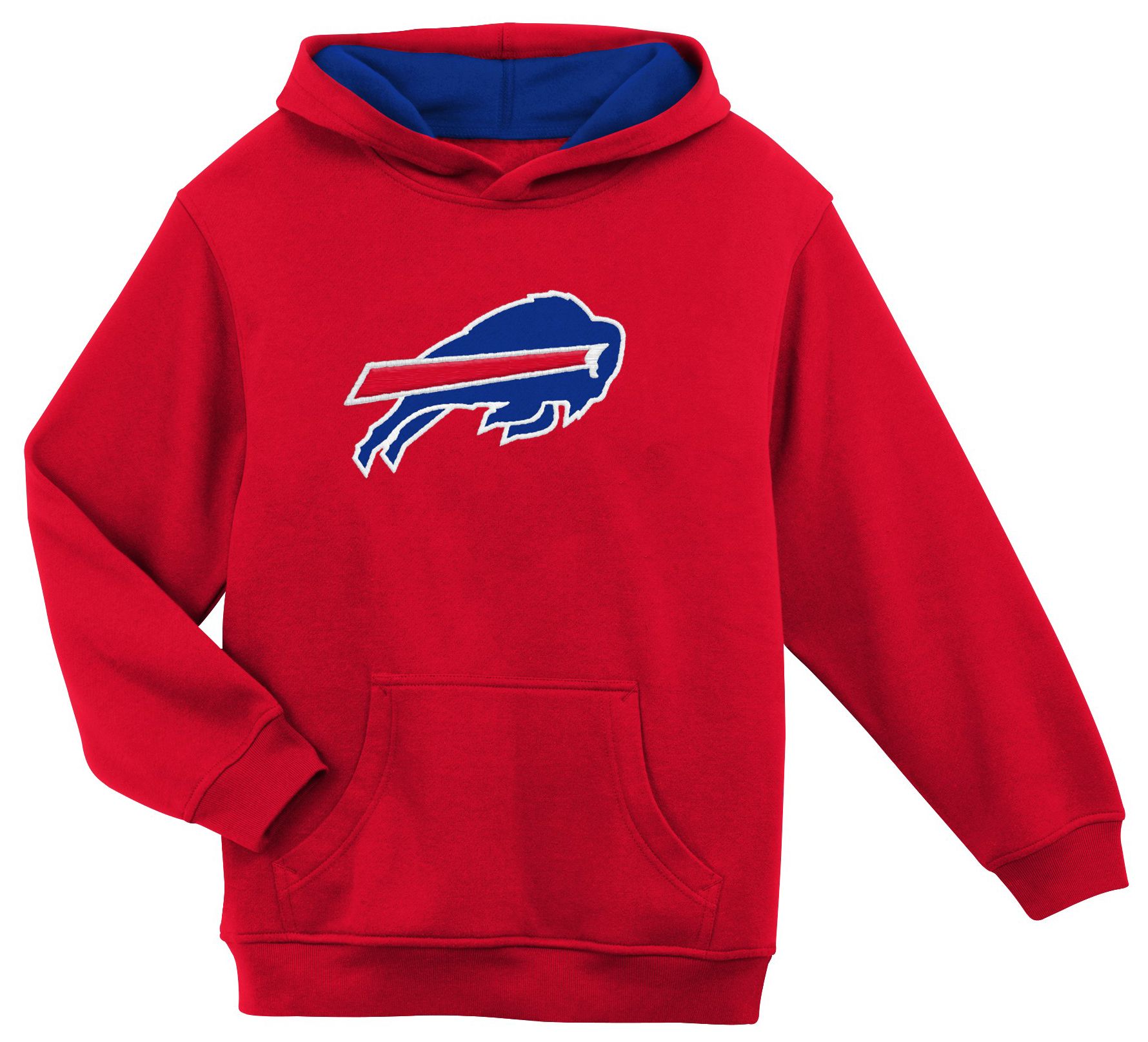 NFL Team Apparel Boys' Buffalo Bills Red Prime Hoodie
