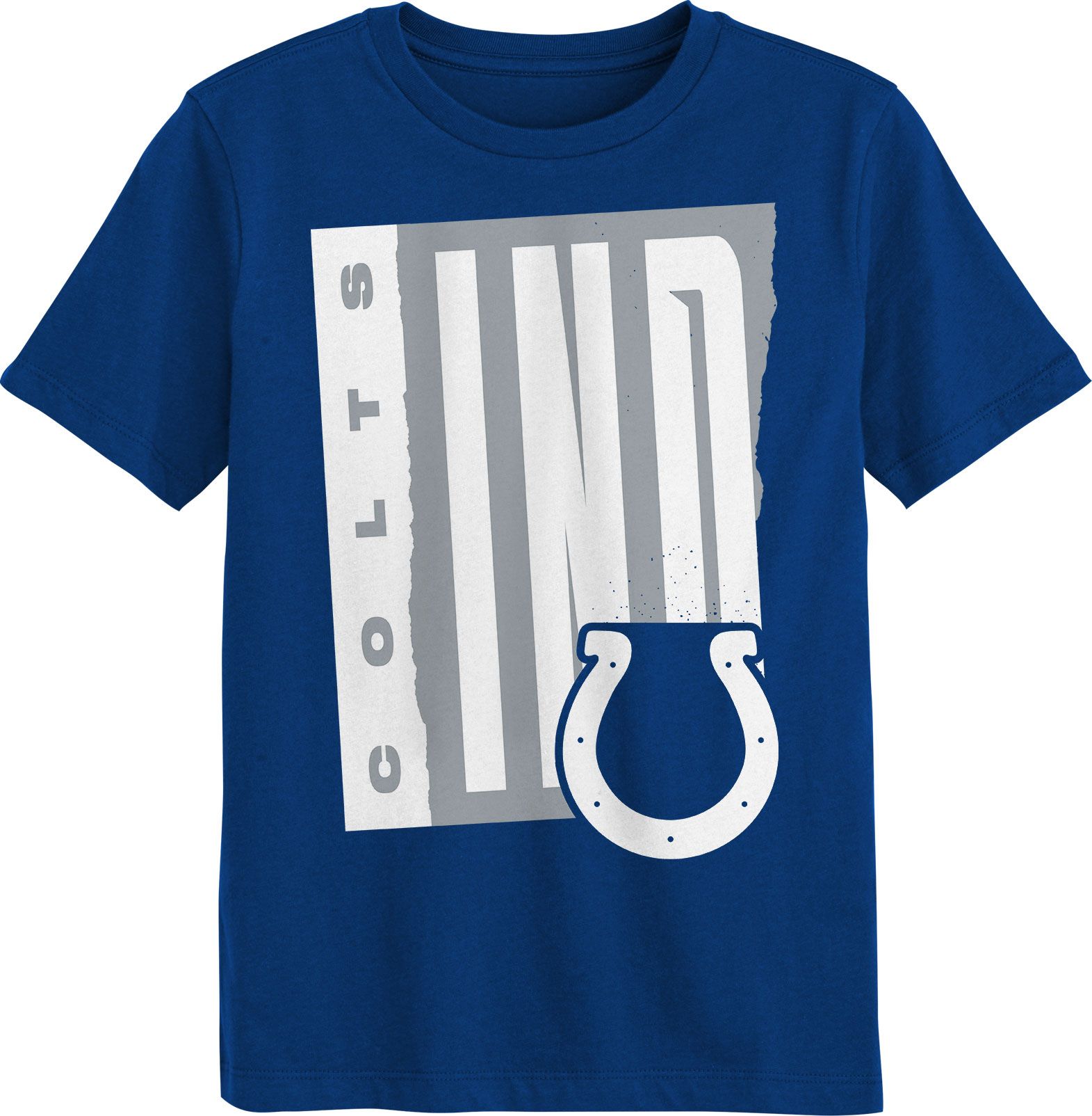 NFL Team Apparel Boys' Indianapolis Colts Speed Blue Tear It Up T-Shirt