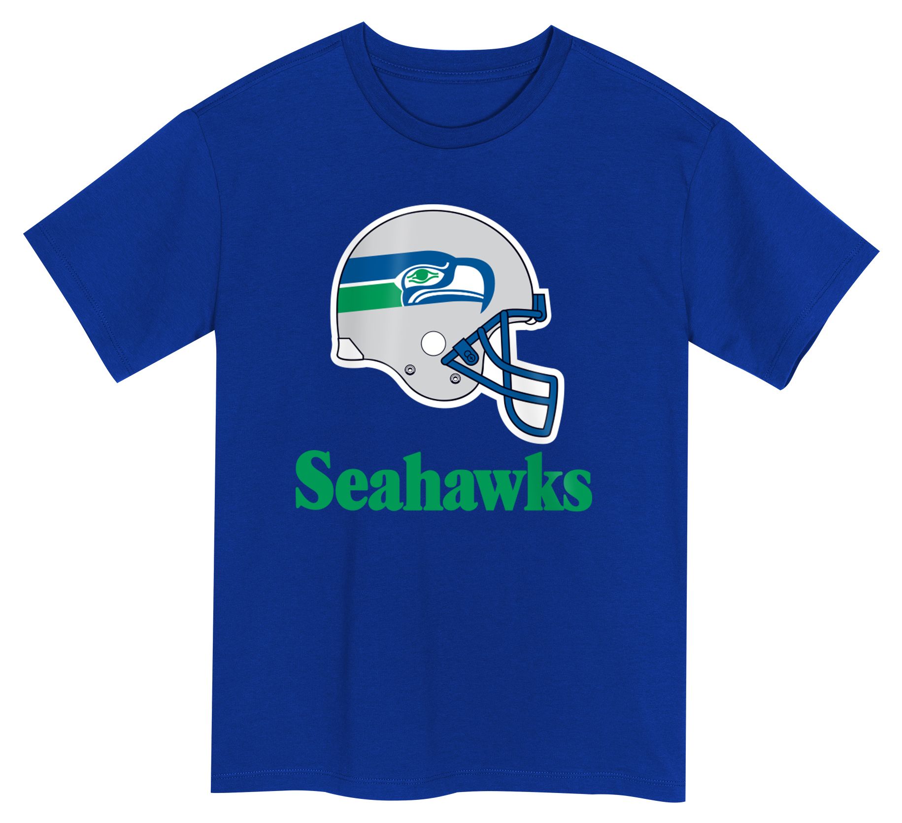 NFL Team Apparel Youth Seattle Seahawks Blue Get Loud T-Shirt
