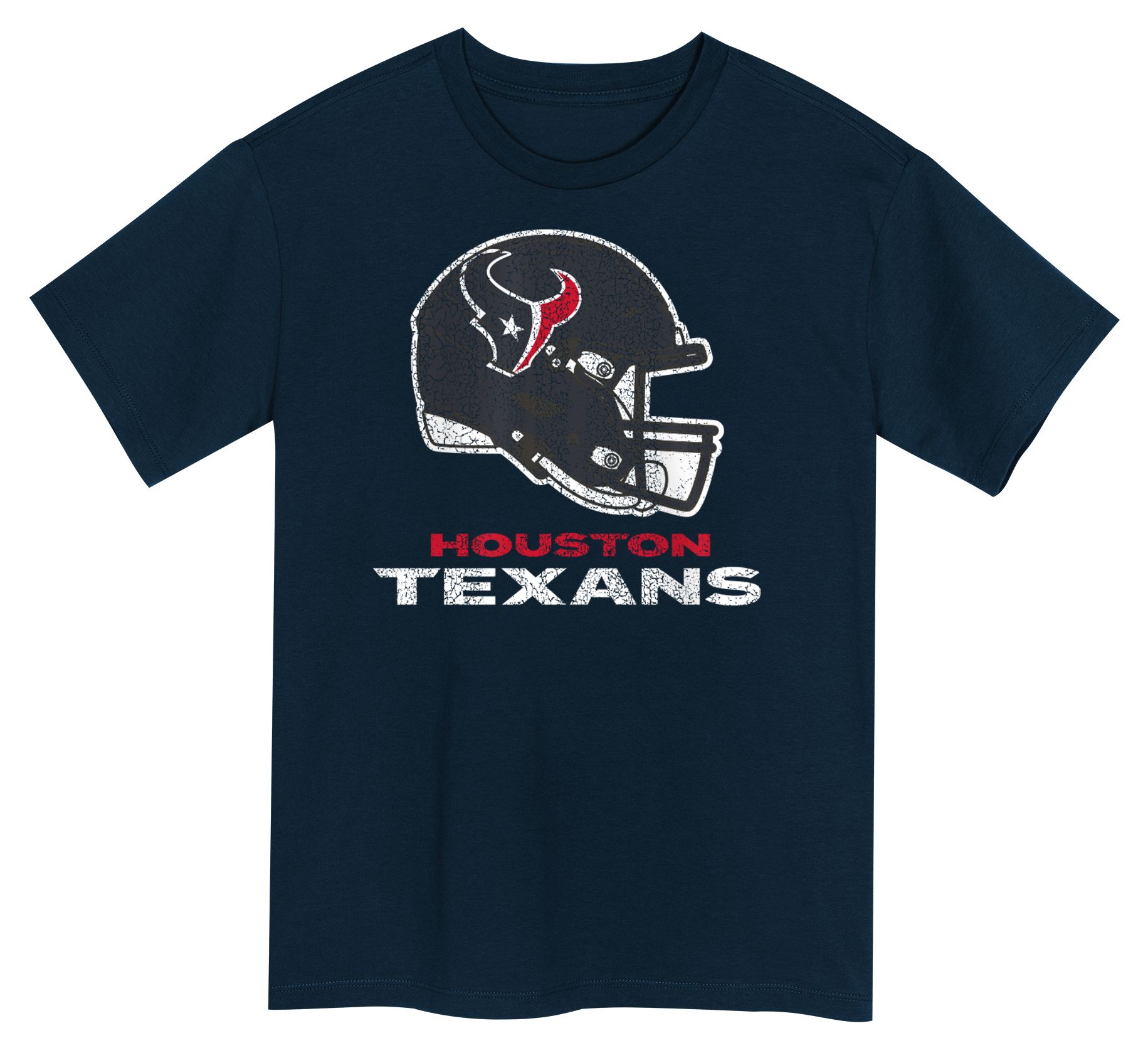 NFL Team Apparel Youth Houston Texans Navy Get Loud T-Shirt
