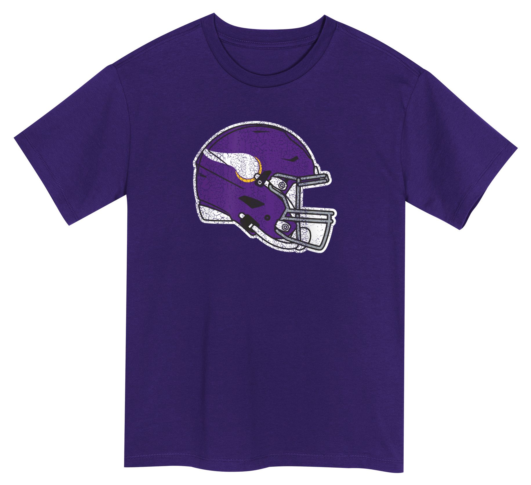 NFL Team Apparel Youth Minnesota Vikings Purple Get Loud T-Shirt