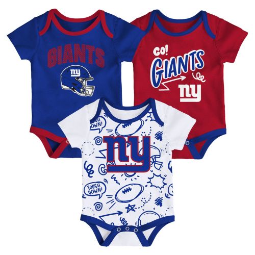 NFL Team Apparel Infant New York Giants Royal Newborn All Day Play