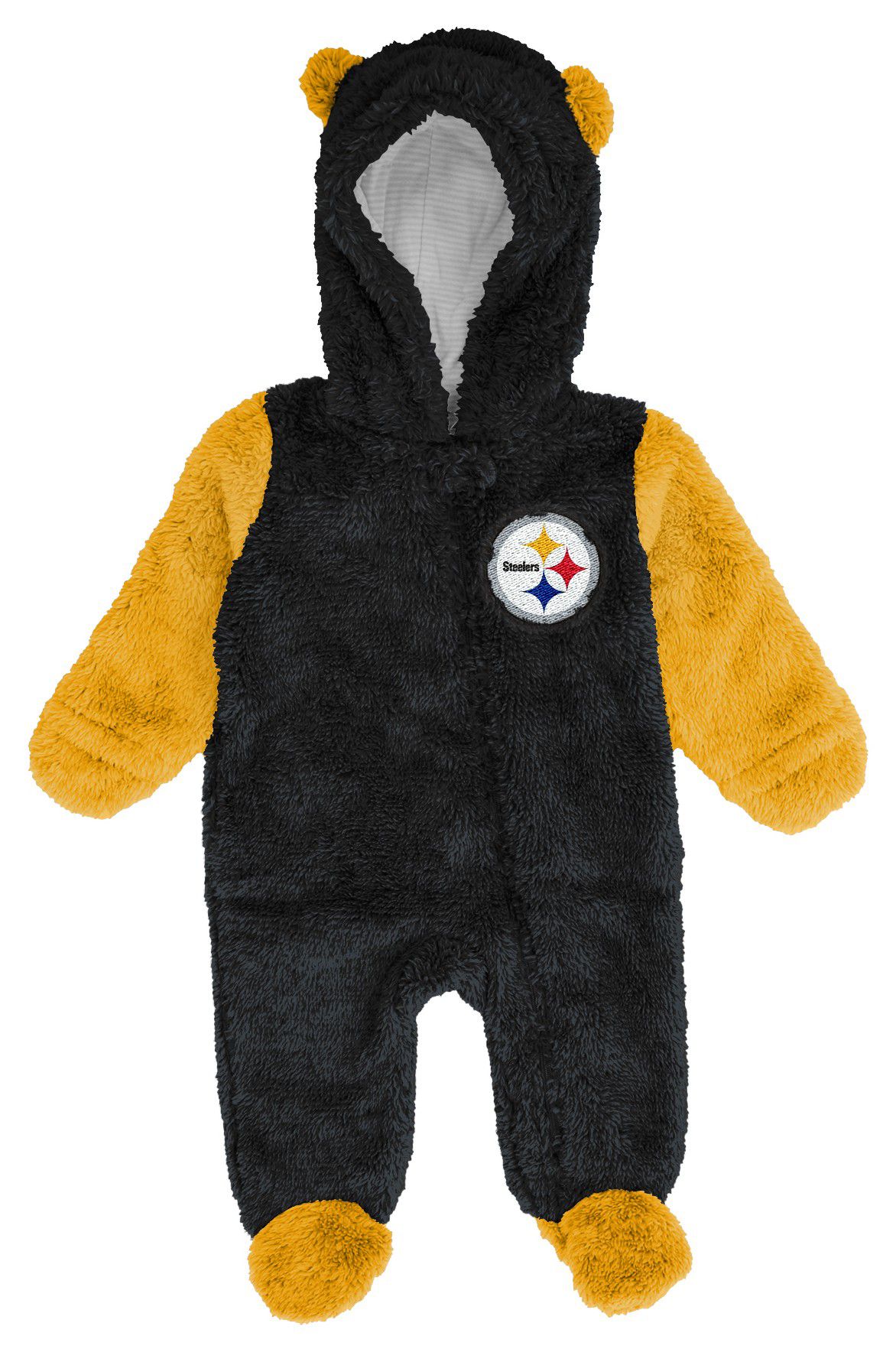 NFL Team Apparel Infant Pittsburgh Steelers Stay Napping Nap Teddy