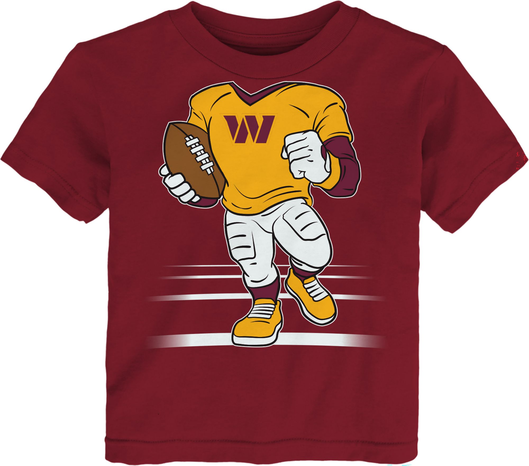 NFL Team Apparel Toddler Washington Commanders Garnet Game Boy T-Shirt