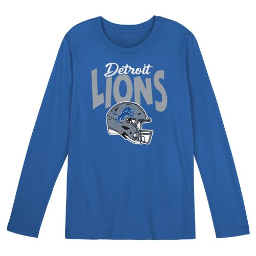 NFL Team Apparel Toddler Detroit Lions Blue Spark Game Fit Girl