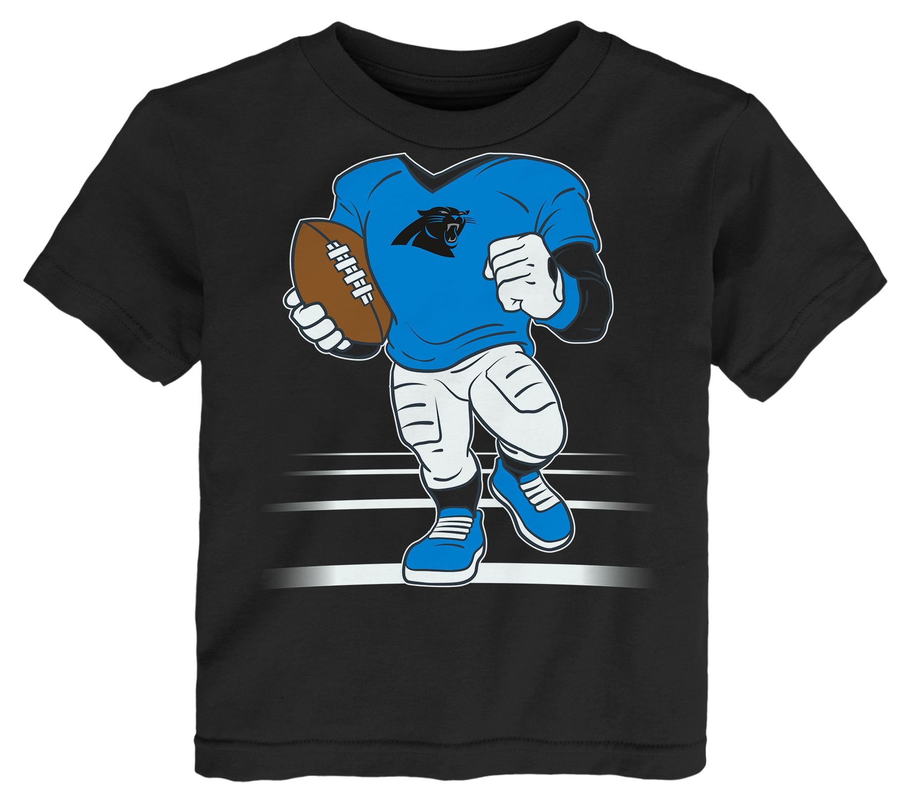 NFL Team Apparel Toddler Carolina Panthers Black Game Fit Boy T-Shirt