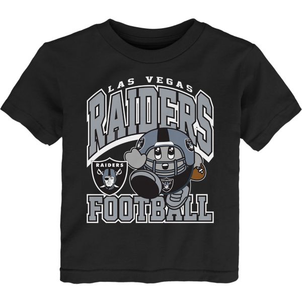 NFL Team Apparel Toddler Las Vegas Raiders Black Get Out Short Sleeve T-Shirt