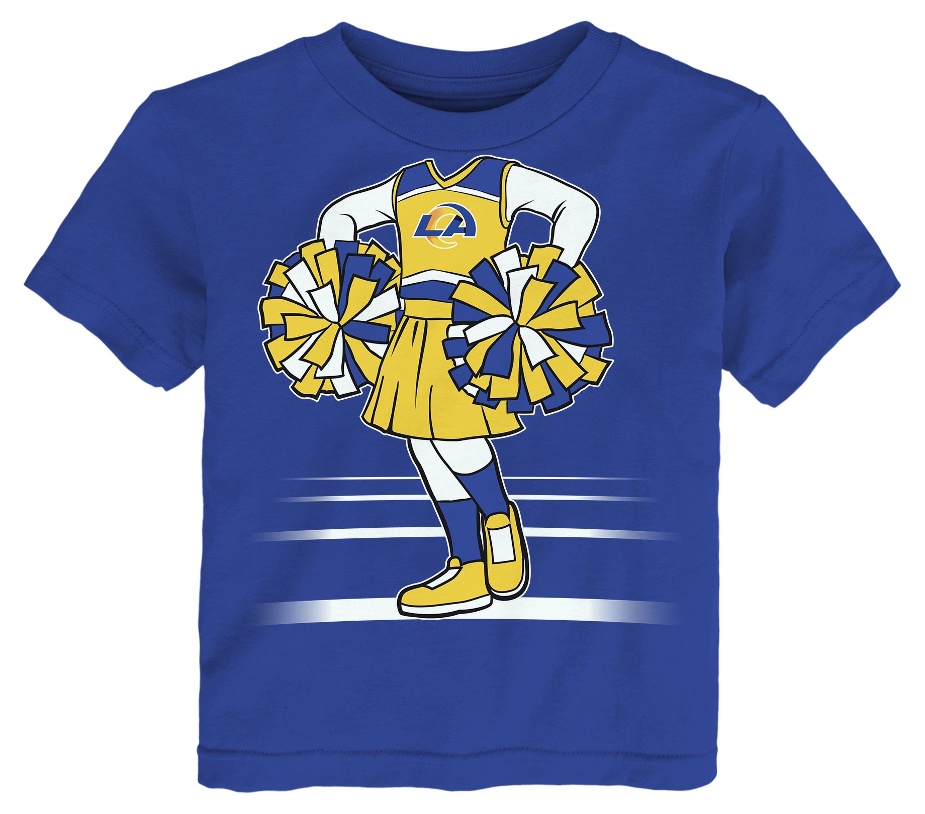 NFL Team Apparel Toddler Los Angeles Rams Royal Game Girl T-Shirt