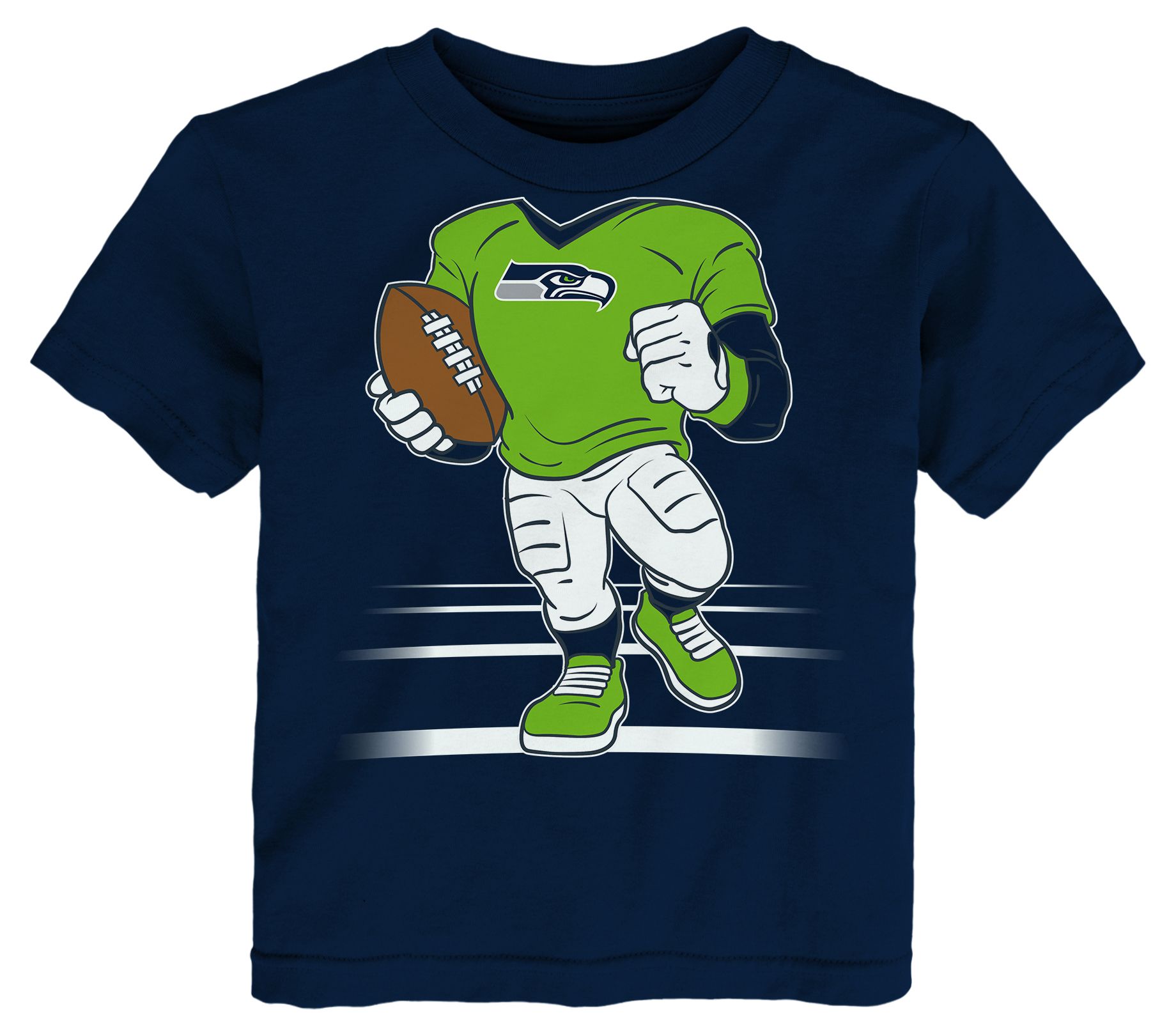 NFL Team Apparel Toddler Seattle Seahawks Navy Game Fit Boy T-Shirt