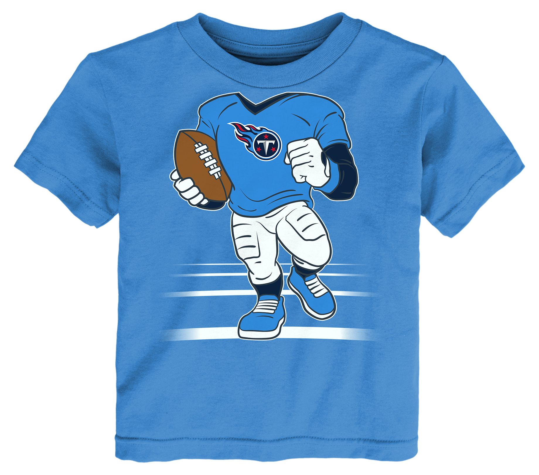 NFL Team Apparel Toddler Tennessee Titans Light Blue Game Boy T-Shirt
