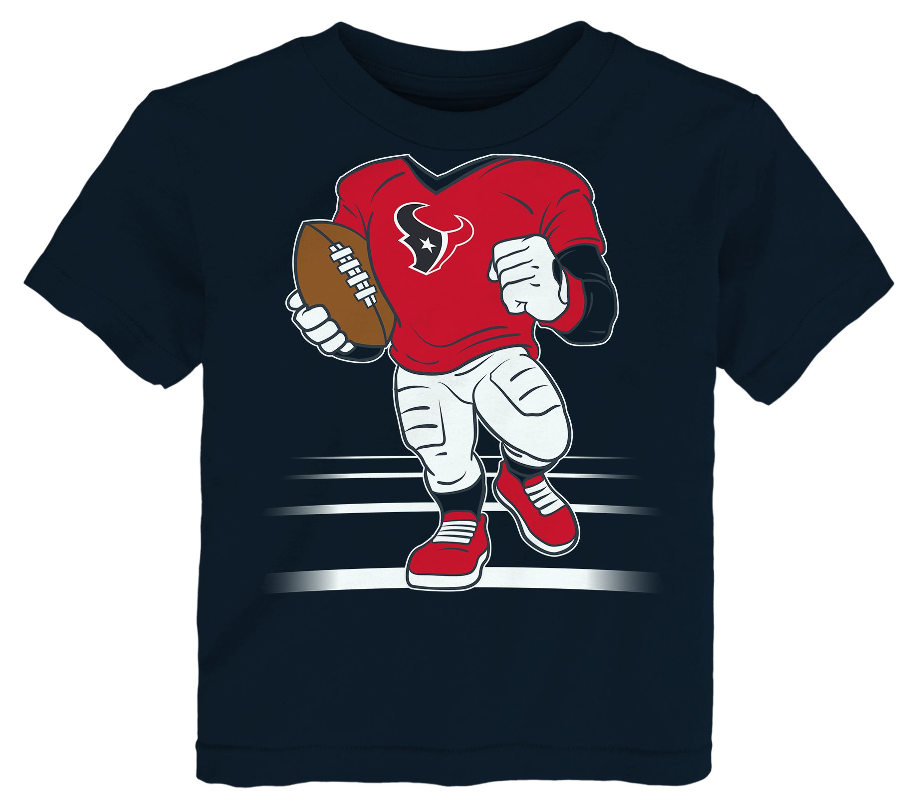 NFL Team Apparel Toddler Houston Texans Navy Game Fit Boy T-Shirt