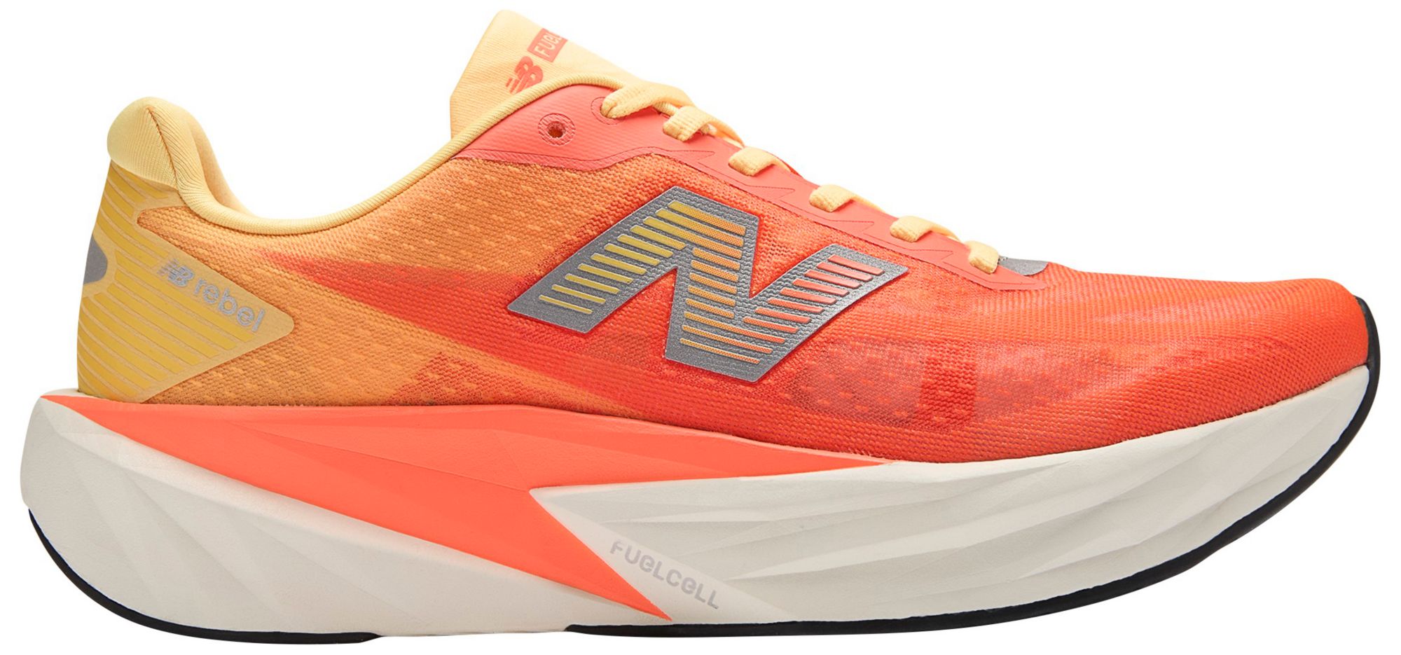 Tangerine Heat/Silver Metallic