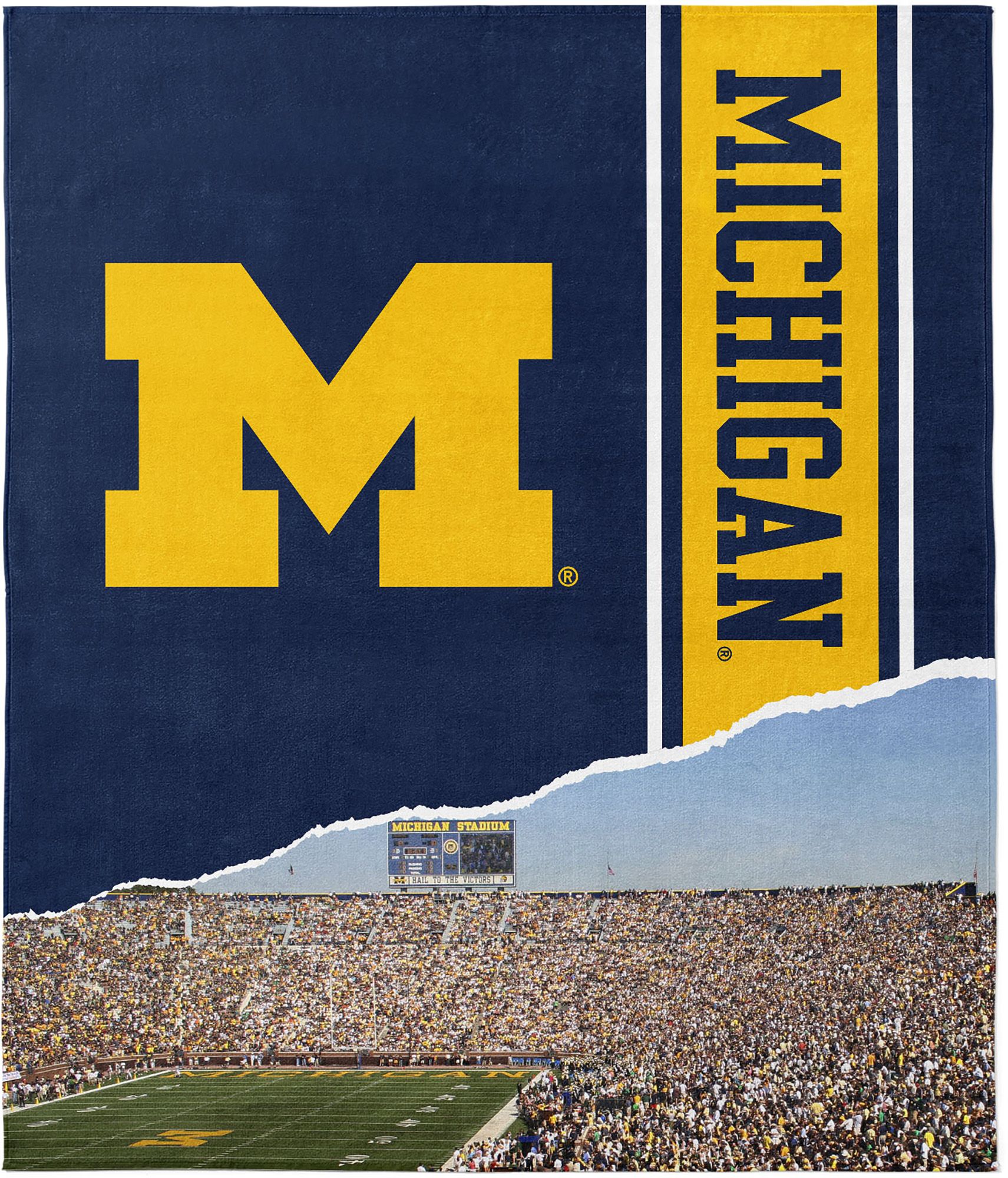 Northwest Michigan Wolverines Fanatic Microfiber Beach Towel