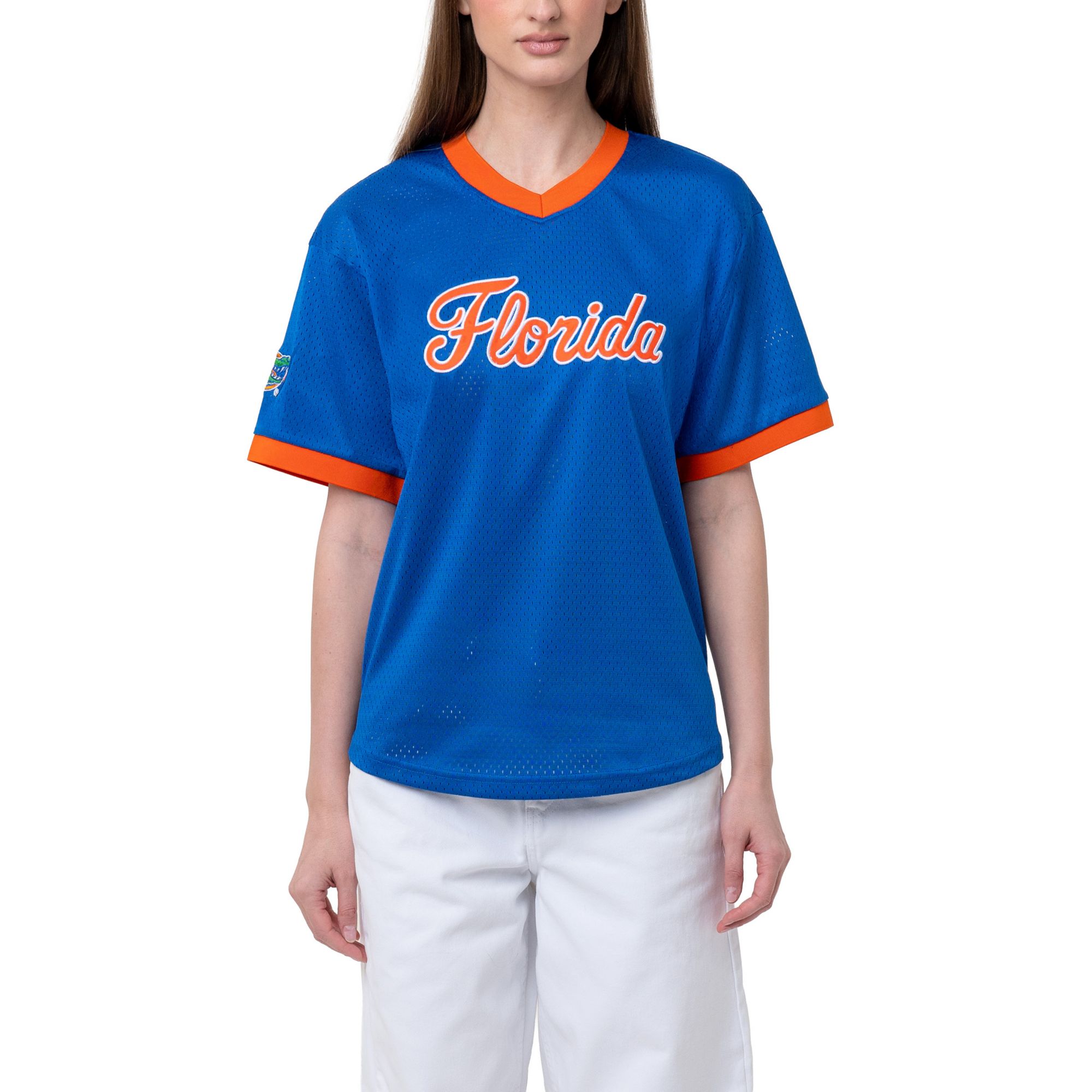 Established & Co Women's Florida Gators Royal Pullover Jersey