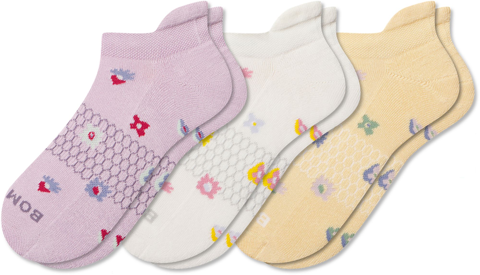 Bombas Adult Solid Ankle Socks - 3 Pack